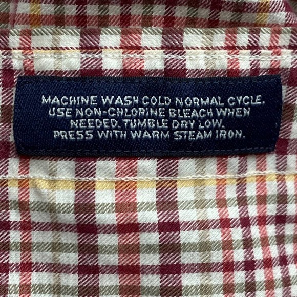 Daniel Cremieux Mens Plaid Button Down Shirt size XL Red Casual Workwear - Picture 8 of 8